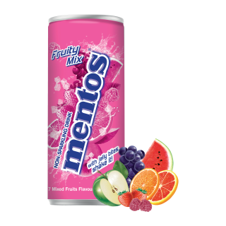 MENTOS FRUITY MIX CAN 24CL/24