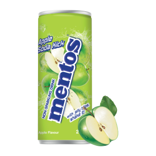 MENTOS APPLE SODA CAN 24CL/24