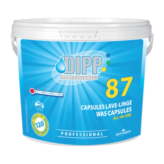 CAPSULES LESSIVE N°87 DIPP N°87 BIDON 120 PCS /1