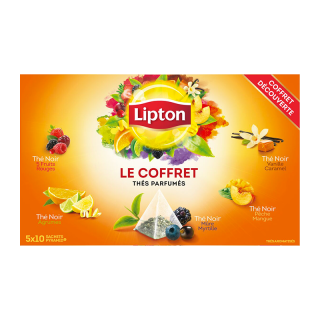 COFFRET DÉCOUVERTE THÉ NOIR LIPTON SACHETS /50