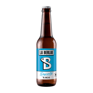 BIERE LA BERLUE "DESINVOLTE" (BLANCHE BIO) - BOUTEILLE VERRE PERDU 75 CL / 12