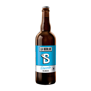 BIERE LA BERLUE "DESINVOLTE" (BLANCHE BIO) - BOUTEILLE VERRE PERDU 33 CL / 24