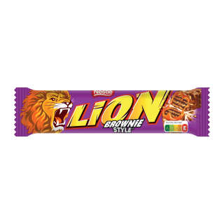 LION BROWNIE CHOCOLAT BROWNIE CARAMEL LION BARRE 40G /24