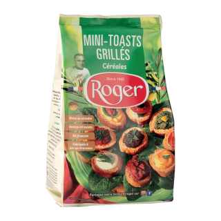 MINI TOAST AIXOIS GRILLÉ ROGER SACHET DE 75G /12