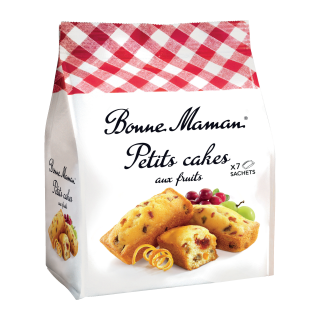 PETITS CAKES AUX FRUITS BONNE MAMAN SACHET 210 G / 8