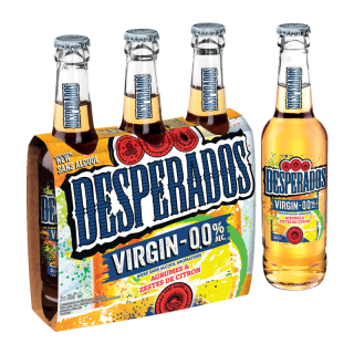 BIERE DESPERADOS ORIGINALE - BOUTEILLE VERRE PERDU 33CL /3X8