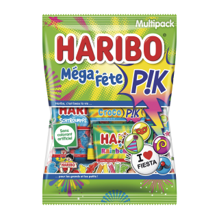 BONBON MEGA FETE PIK HARIBO SACHET 320G/24