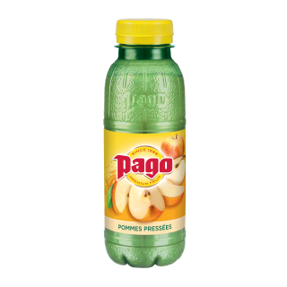 PAGO POMMES PRESSEES PUR JUS - BOUTEILLE PET 33 CL / 12