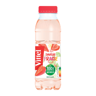 VITTEL ARO EAU AROMATISÉE FRAISE BOUTEILLE PET 33 CL