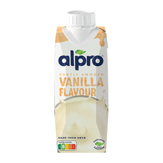 ALPRO BOISSON VEGETALE AU LAIT DE SOJA SAVEUR VANILLE - BRIQUE 25 CL / 15