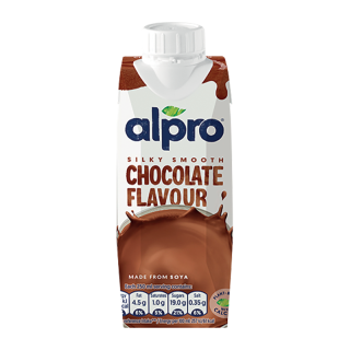 ALPRO BOISSON VEGETALE AU LAIT DE SOJA SAVEUR CHOCOLAT - BRIQUE 25 CL / 15