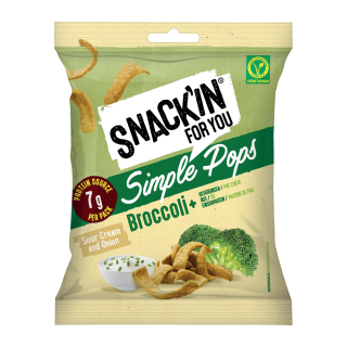 CHIPS BROCOLI SNACK'IN FOR YOU SACHET 40G/8