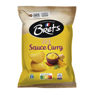 CHIPS  SAUCE CURRY BRETS SACHET 125G / 10