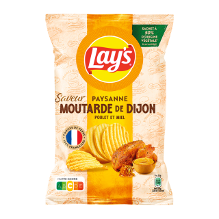 LAYS PAYSANNE POULET MOUTARDMIEL 120G/24