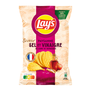 LAYS PAYSANNE VINAIGRE SEL 120G/24