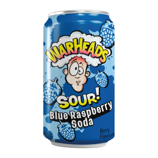 WARHEADS SOUR BLUE RASPBERR FCAN 33CL/12