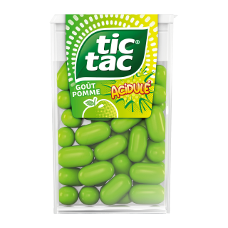 DRAGEES BONBONS POMME ACIDULEE TIC TAC T1 18G/24