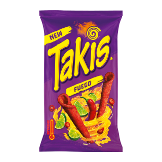 CHIPS FUEGO TAKIS SACHET 100G/18