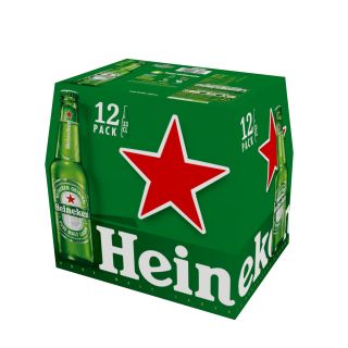 BIERE BLONDE HEINEKEN 5° VP 33CL PCK12