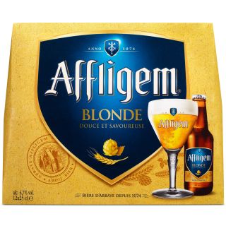 BIERE BLONDE AFFLIGEM 6,7° VP 25CL PCK12